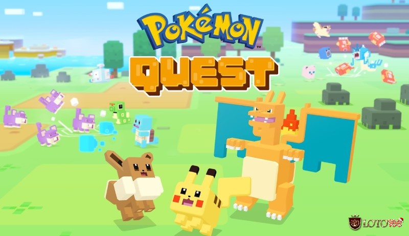 Phiêu lưu và khám phá vùng đất vuông kỳ bí trong Pokemon Quest