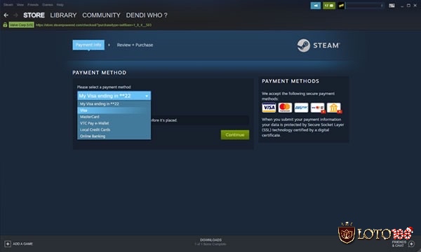 Steam sẽ lưu thông tin thẻ để thuận tiện cho các giao dịch sau, nhưng bạn cần đảm bảo bảo mật thiết bị để tránh rủi ro về thông tin thẻ