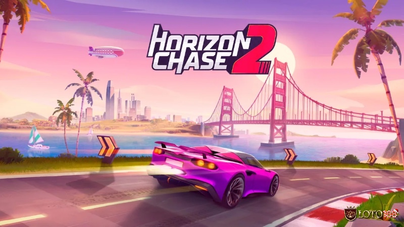 Horizon Chase 2: Turbo Edition mang phong cách retro với đồ họa 3D màu sắc, lấy cảm hứng từ các game kinh điển như Out Run và Top Gear