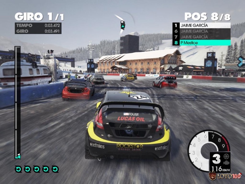 Hình ảnh từ DiRT Rally 3.0 với các đội đua chuyên nghiệp, bảng xếp hạng và đường đua nổi tiếng của game đua xe trên PC 