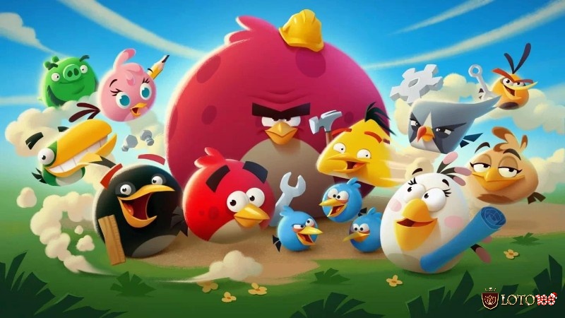 Chơi Angry Birds để tiêu diệt các cấu trúc và kẻ thù trong một trò chơi giải trí vui nhộn