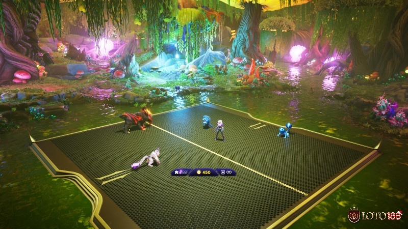 Giao diện chiến đấu hoành tráng trong game NFT Illuvium