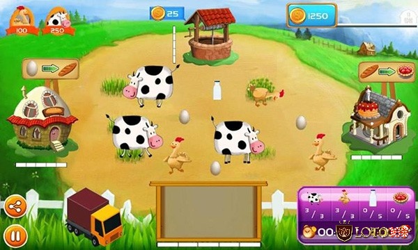 Đồ họa và âm thanh nổi bật của game nông trại hay cho PC