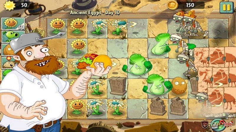 Game Plants vs Zombies 2 có lối chơi thủ thành mang yếu tố chiến thuật hấp dẫn