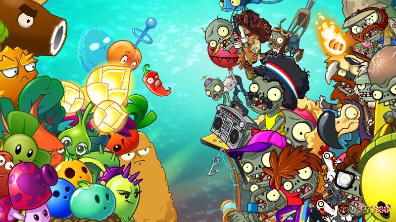 Game Plants vs Zombies 2 có nhiều loại zombies đa dạng khác nhau