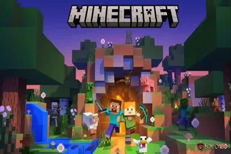 Minecraft là game PC nổi tiếng với lối chơi sáng tạo