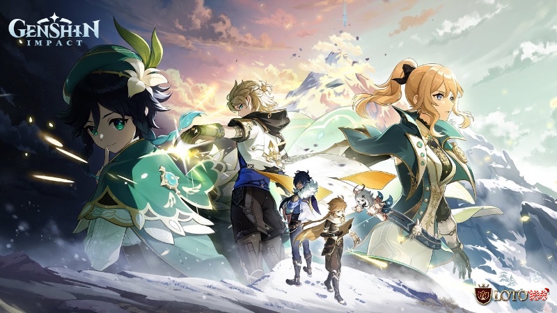 Game hay miễn phí trên Steam: Genshin Impact-Thế giới mở anime đẹp như tranh vẽ với hệ thống nguyên tố phong phú.