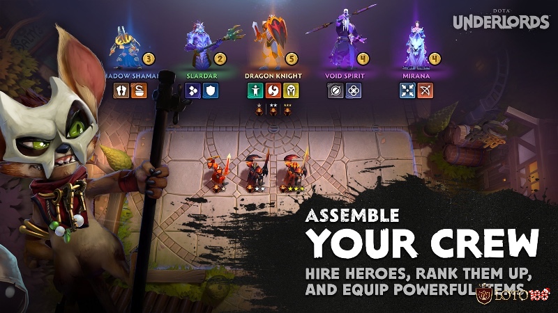 Game hay miễn phí trên Steam: Dota Underlords - Chiến thuật đội hình tự động trong thế giới DOTA.