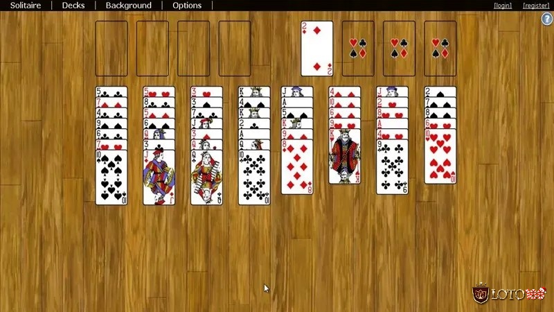 FreeCell đòi hỏi chiến lược rõ ràng vì mọi lá bài đều lật ngửa từ đầu.