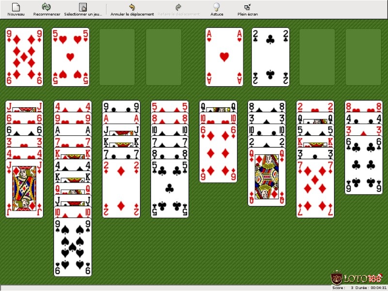 Phân tích tình huống và lập kế hoạch từng bước giúp cải thiện trí tuệ trong solitaire online.