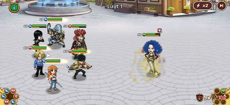 Chiến thuật đội hình 5 người trong game Hải Tặc Đại Chiến đầy tính chiến lược