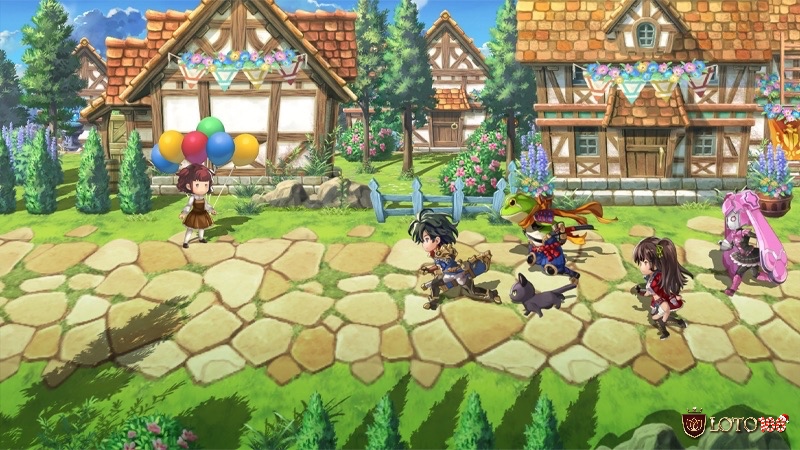 Game ios hay nhất phong cách JRPG cổ điển: Another Eden với bối cảnh du hành thời gian.