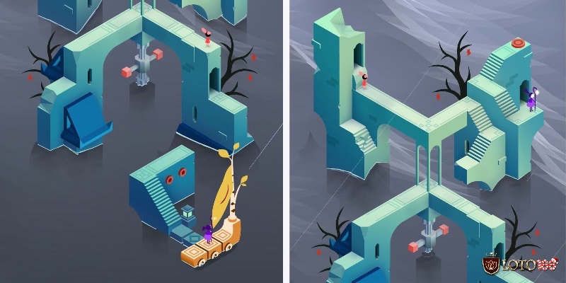 Không gian ảo đầy nghệ thuật trong Monument Valley 3, game giải đố hàng đầu trong appstore.