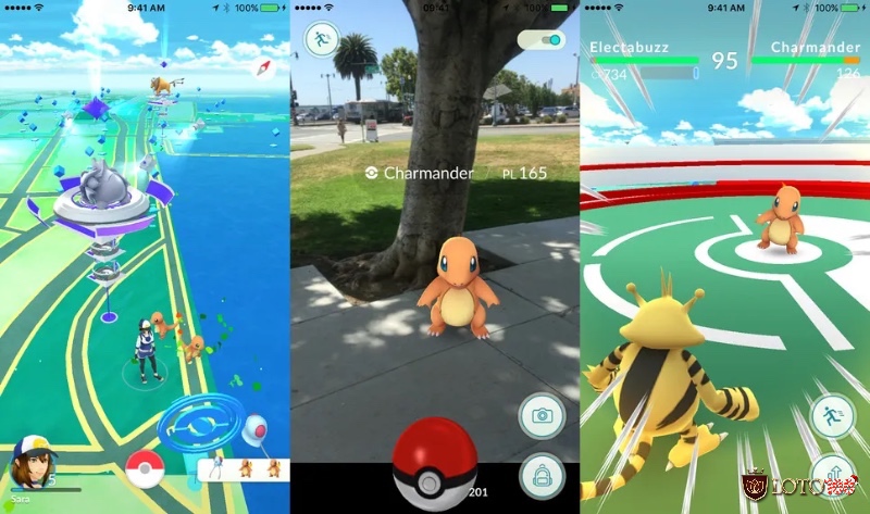 Ảnh Pokemon trong game Pokemon Go tương tác trong môi trường thực tế nhờ công nghệ LiDAR của iPhone.