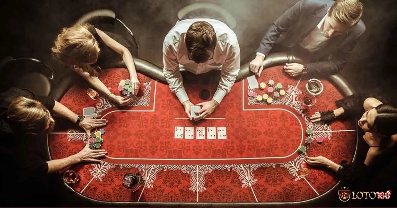 Sơ đồ minh họa các vị trí trên bàn Poker: UTG, MP, CO, Button, SB, BB.