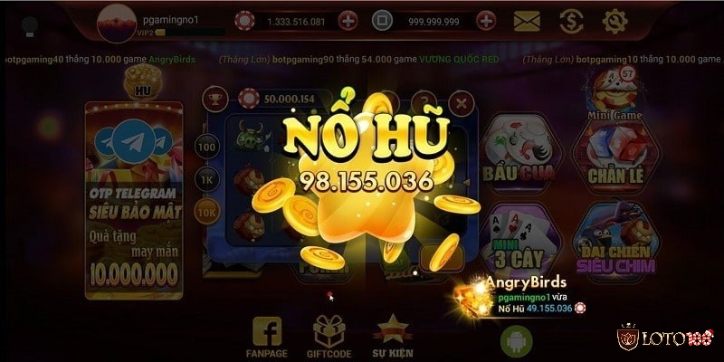 Nổ hũ 999 slot dạng game slot machine cơ chế jackpot đặc biệt, thiết kế với 999 mức thưởng khác nhau, từ nhỏ đến cực lớn