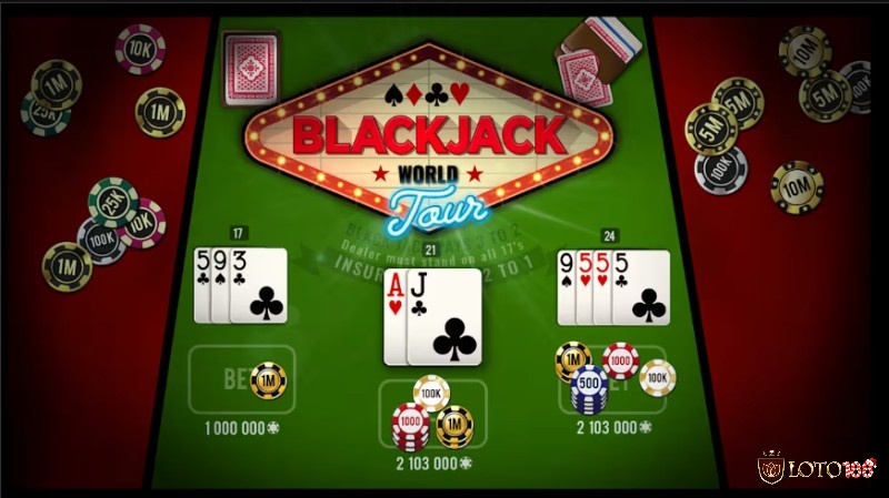 Tổng điểm gần 21 và không bị bust là chìa khóa chiến thắng trong Blackjack
