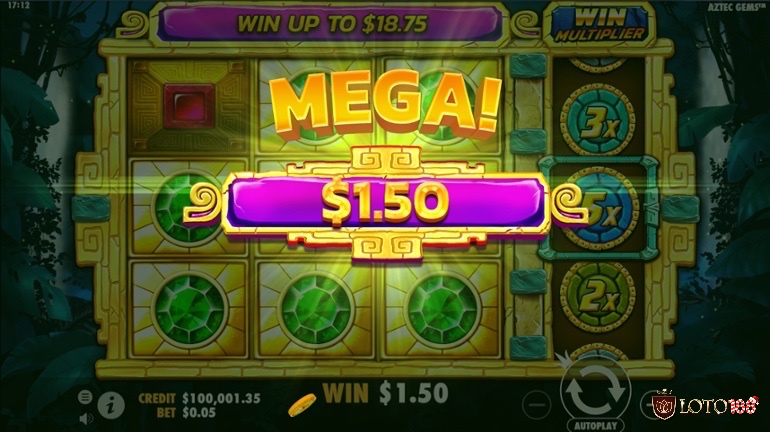 Aztec Gems là lựa chọn tuyệt vời cho người chơi yêu thích slot game với chủ đề khám phá và hệ số thưởng cao.