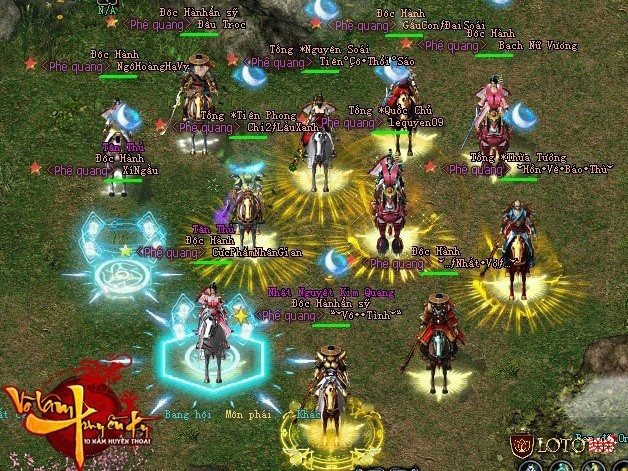 Hệ thống môn phái là linh hồn của mọi tên game võ lâm hay