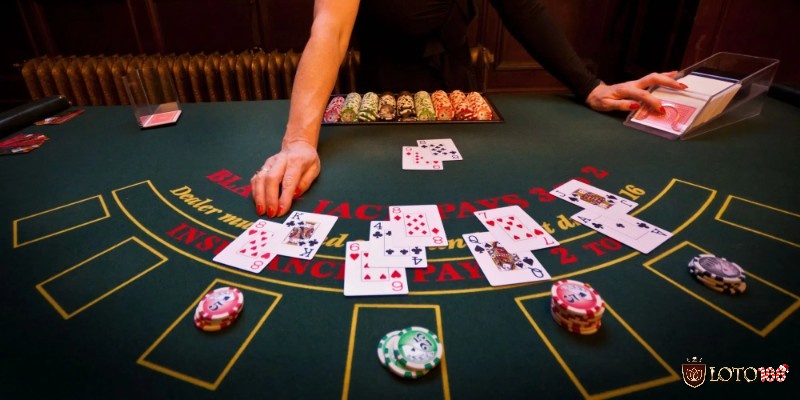 Quy định mức điểm Dằn hoặc Rút thêm lá bài trong đánh bài Blackjack