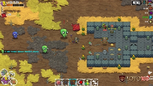 Crashlands mang đến trải nghiệm sinh tồn hài hước, kết hợp chế tạo và khám phá trên hành tinh lạ