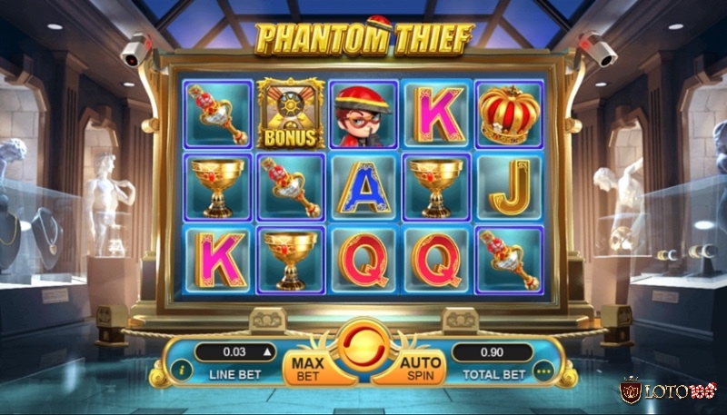 Heist Bonus – mini-game độc đáo cho phép người chơi thực hiện một vụ trộm nghệ thuật kịch tính và sinh lợi.