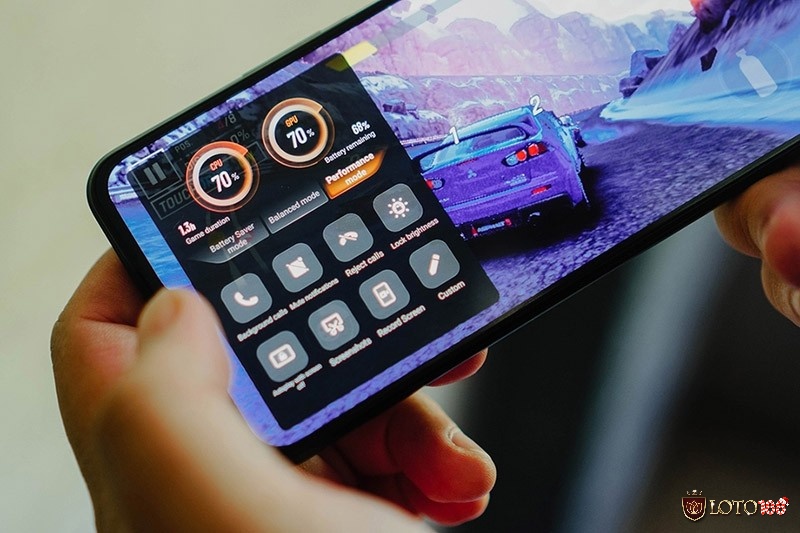 Chế độ Gaming Mode giúp tối ưu hiệu năng, đồng thời cân bằng giữa tốc độ và thời lượng pin