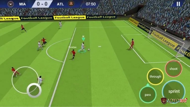 Ultimate Soccer nổi bật với lối chơi nhanh, gọn, giúp người chơi tận hưởng không khí bóng đá mà không cần cấu hình cao