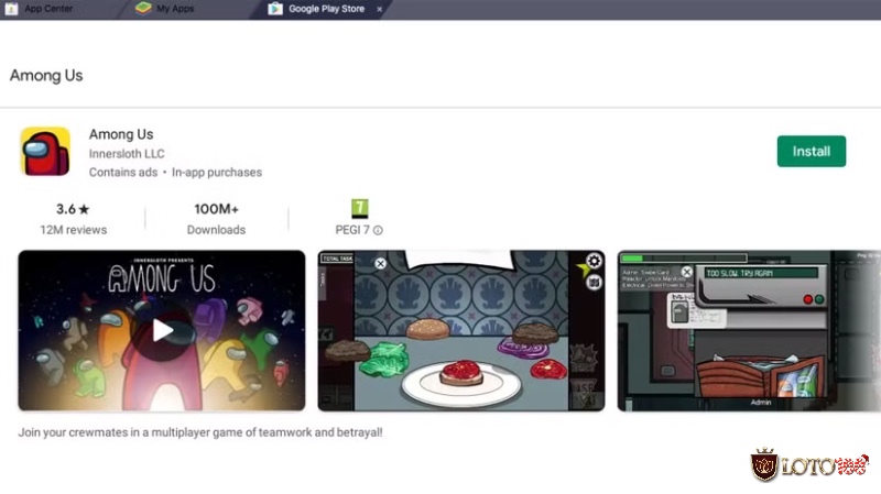 Các bước tải Among Us miễn phí dễ dàng và nhanh chóng trên Google Play.