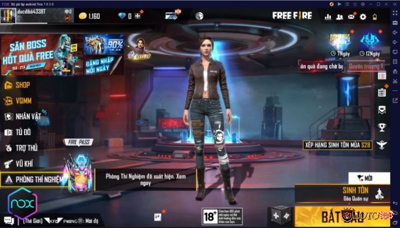 Người chơi Free Fire kết hợp kỹ năng nhân vật và pet để tối ưu chiến thuật trong từng trận đấu