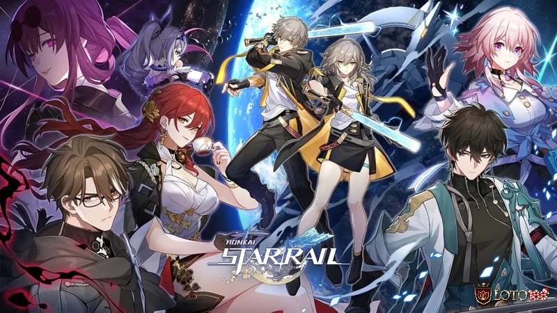 Honkai: Star Rail nổi bật với đồ họa cel-shaded, nhân vật sắc nét và thế giới giả tưởng chi tiết