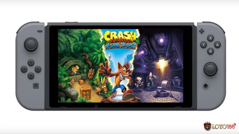 Tính di động của Switch mang trải nghiệm game Crash Bandicoot N. Sane Trilogy đến mọi nơi thuận tiện.