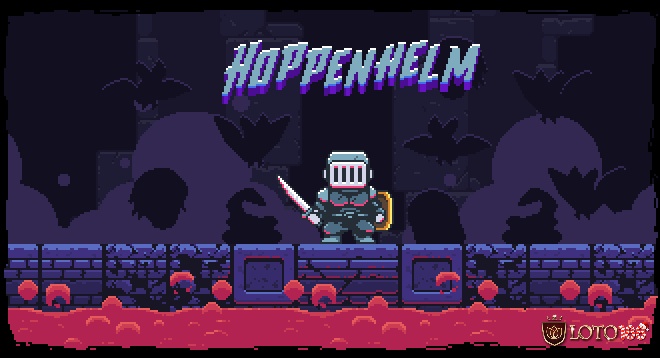 Hoppenhelm có phong cách pixel tối giản, chơi nhanh mà rất lôi cuốn