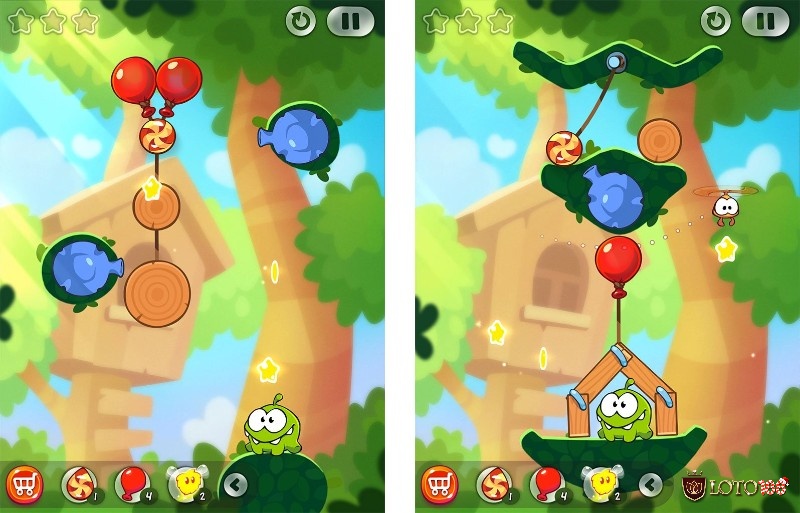 Cut the Rope 2 đáng yêu và thông minh, chơi nhẹ mà không nhàm
