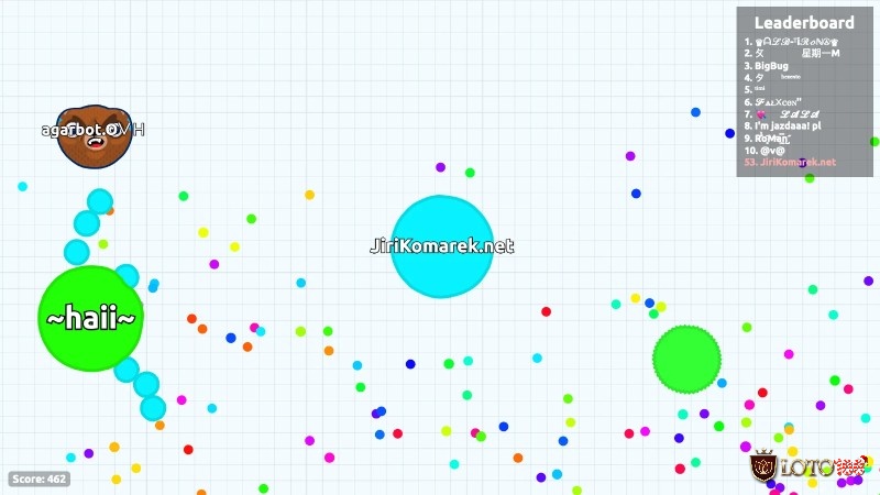 Agar.io mang lại lối chơi nuốt tế bào đơn giản nhưng đầy tính ganh đua vui nhộn