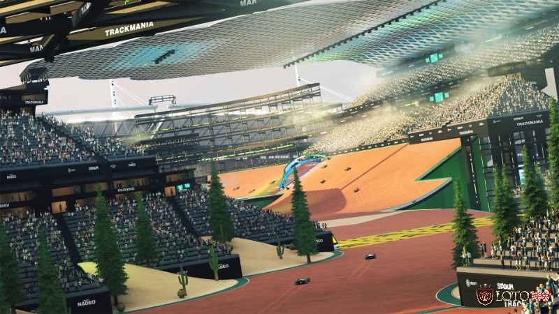 Trình chỉnh sửa bản đồ trong Trackmania (2020) giúp bạn có thể tùy chỉnh đường đua theo hướng mình thích