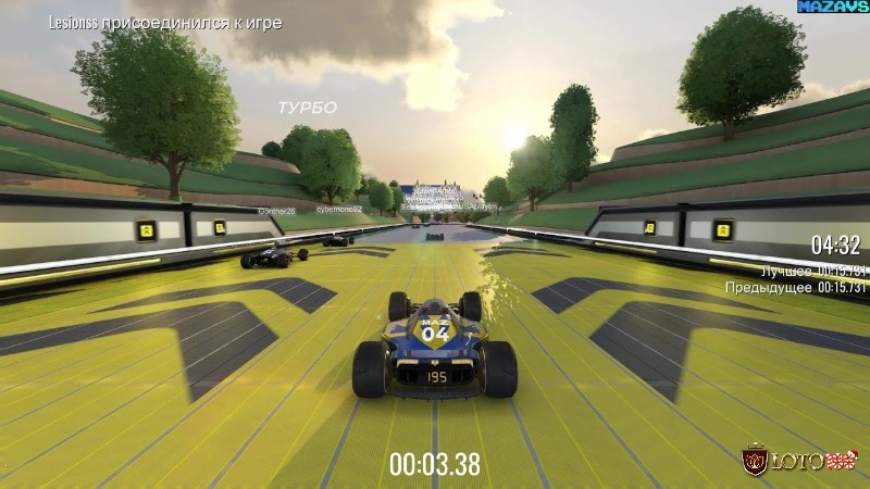 Game Trackmania (2020) có đồ họa đẹp mắt được thiết kế hiện đại và sinh động