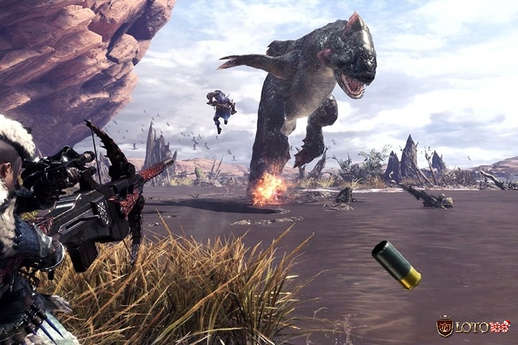  Thợ săn chuẩn bị vật phẩm, bẫy và chiến lược trước khi đối đầu quái vật.