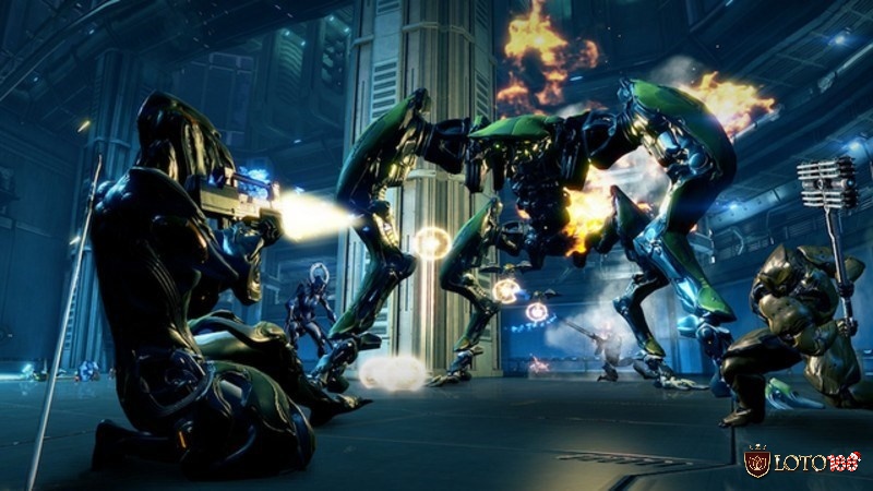 Game Warframe có phong cách đồ họa hiện đại và đẹp mắt